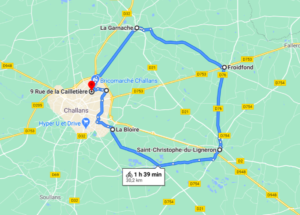 Parcours N20-29,4km-Bocage