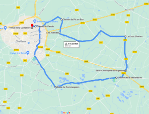 Parcours N28-27km-Bocage