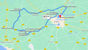 Parcours N40-08-43km-Marais