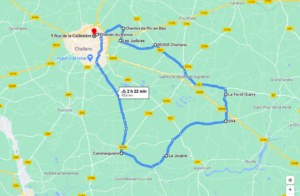 Parcours N40-13-44km-Bocage