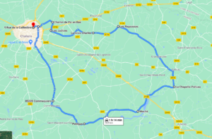 Parcours N605C-60km-Bocage