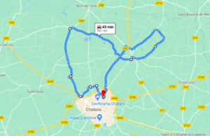 Parcours N610-59km-Bocage