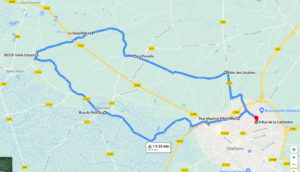 Parcours N22-27km-Marais