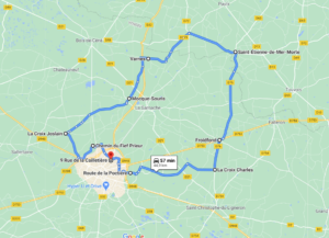 Parcours N40-20-45km-Bocage