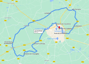 Parcours N40-30-47km-Marais