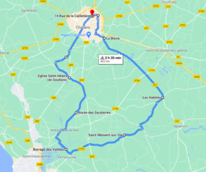Parcours N40-38-48km-Bocage