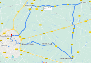 Parcours N32-31km-Bocage