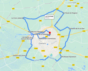 Parcours N33-31km-Bocage