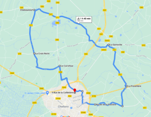Parcours N46-30km-Bocage
