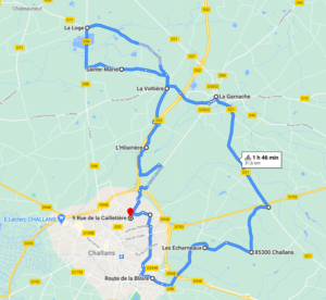 Parcours N47-32km-Bocage