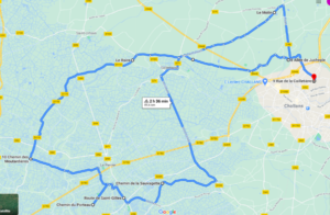 Parcours N50-09-50km-Marais