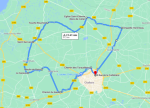 Parcours N50-12-51km-Marais
