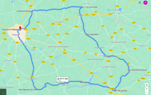 Parcours N814-78km-Bocage