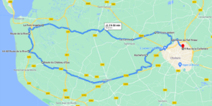Parcours N50-19-55km-Marais