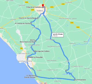 Parcours N807C-79km-Côte Bocage