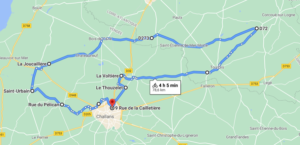 Parcours N820J-79km-Bocage Marais