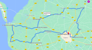 Parcours N821JC-79km-Bocage Marais