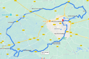 Parcours N40-26-45km-Marais