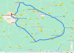 Parcours N40-32-48km-Bocage