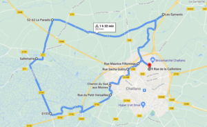 Parcours N36-30km-Marais