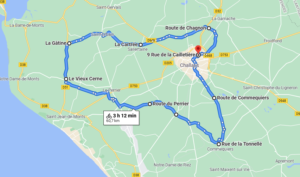 Parcours N619JC-60km-Marais